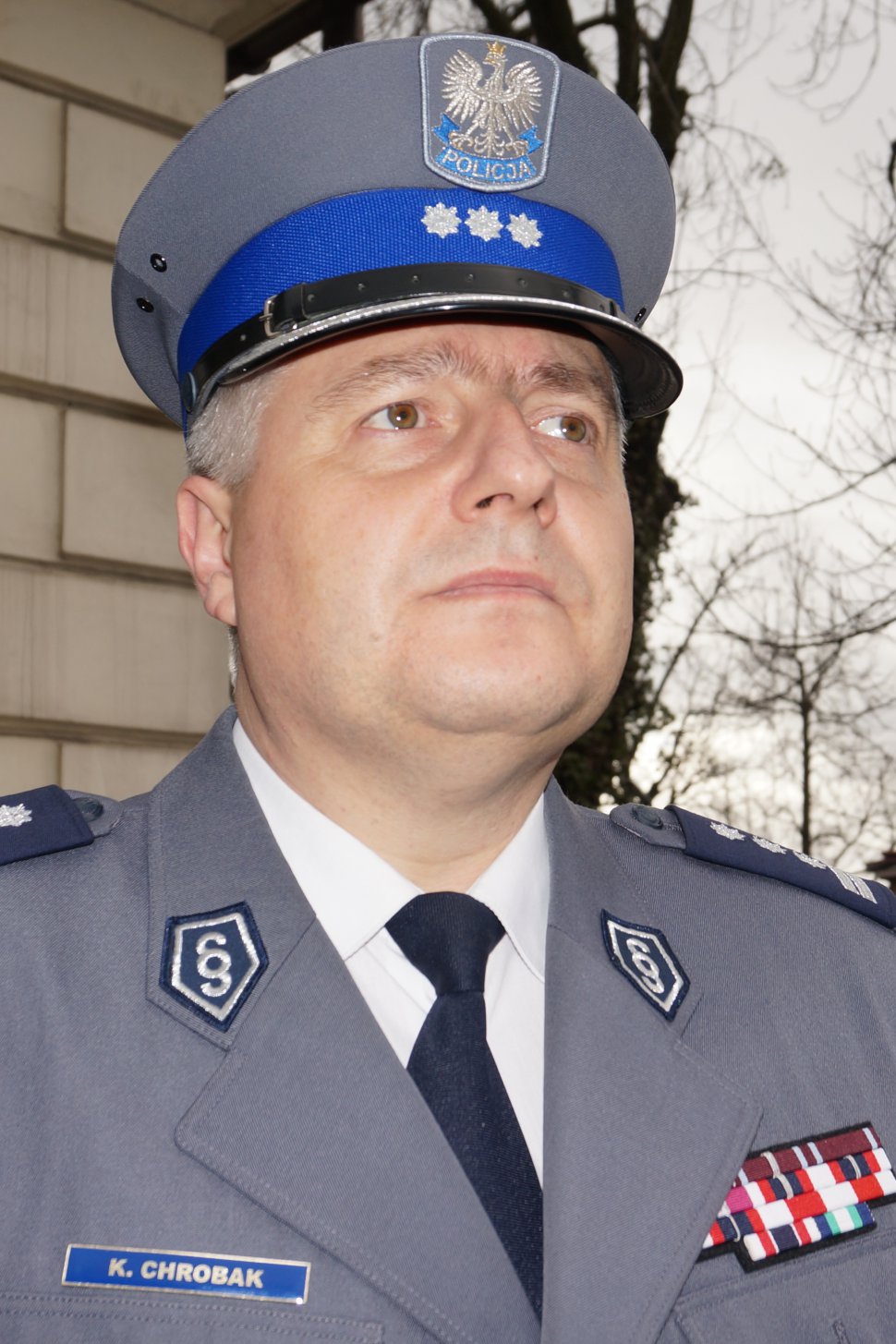 Komendant Powiatowy Policji w Cieszynie insp. Krzysztof Chrobak