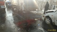 wypadek na drodze w Goleszowie