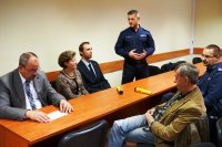 przekazanie alkomatów dla policji przez władze miejskie Skoczowa
