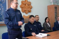 Narada kierownictwa w cieszyńskim garnizonie policji
