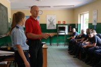 Policjantka z Niemiec w Szkole Policji w Katowicach