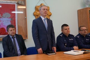 Narada roczna w cieszyńskim garnizonie- przemawia Burmistrz Cieszyna Ryszard Macura