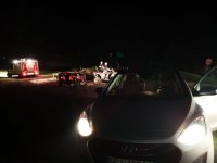 zdjęcia nocne pojazdów służb straży pożarnej oraz quadów